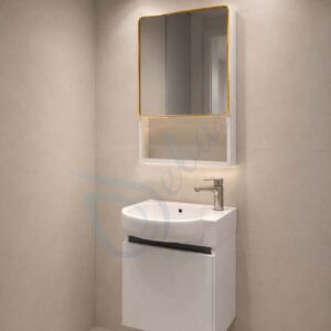 Bộ tủ lavabo treo tường nhỏ gọn