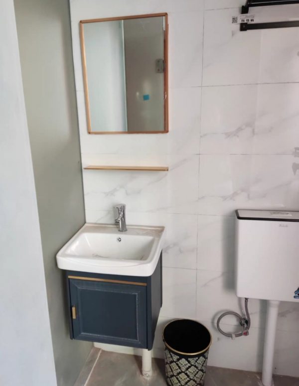 bo tu lavabo khung nhom mau xanh 1