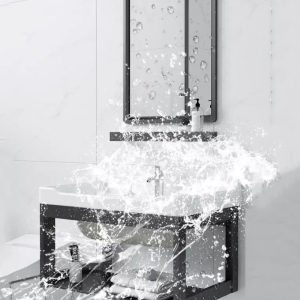 Bộ tủ lavabo treo tường nhỏ gọn TL01C