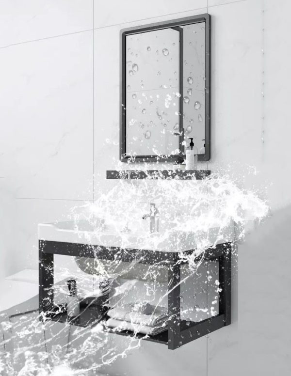 Bộ tủ lavabo treo tường nhỏ gọn TL01C