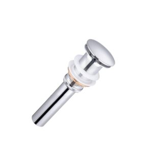 Bộ xả lavabo kiểu chữ P nút nhấn trắng bóng