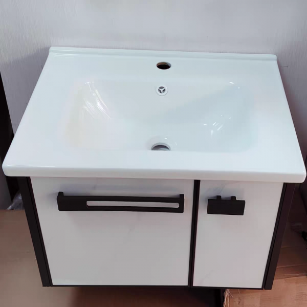 bo tu lavabo mau trang bang nhom