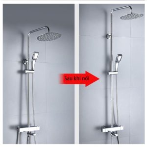 Thanh nối sen giúp sen cao thêm, làm bằng thép không gỉ có 3 màu cùng 2 kiểu đường kính để lựa chọn Than nối sen giúp thân sen cao thêm