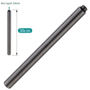 thanh nối sen màu xám bóng ren 18mm