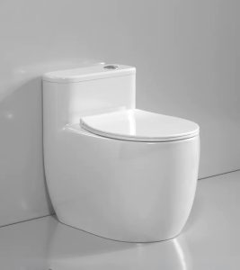 Bồn cầu 1 khối màu trắng cao cấp xả xoáy mạnh