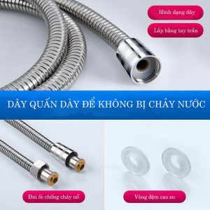 Dây cấp nước vòi sen dài 2m