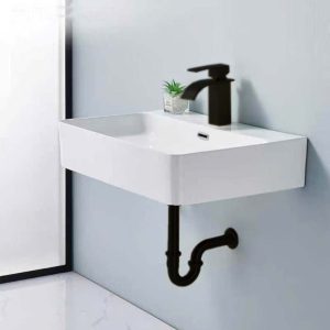 Bộ xả lavabo màu den kiểu chữ P