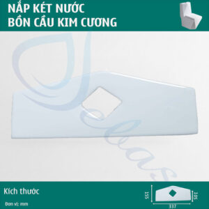 Nắp két nước bồn cầu kim cương