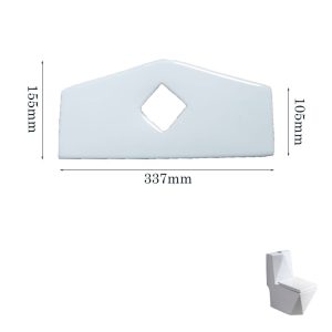 Nắp két nước bồn cầu bằng sứ B90NK Nắp két nước bồn cầu kim cương