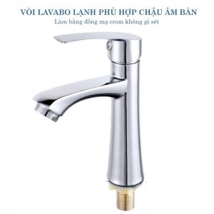 Vòi lavabo lạnh bằng đồng cao cấp