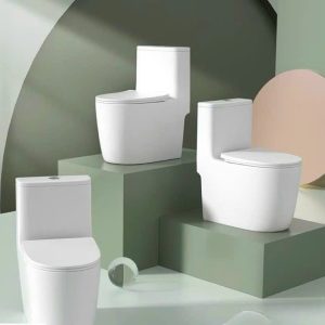 Bồn cầu nhỏ gọn Bòn cầu 1 khối dành cho nhà tắm nhỏ gọn