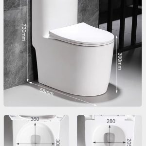 Bồn cầu nhỏ gọn phù hợp các nhà vệ sinh nhỏ, nhà vệ sinh dưới gầm cầu thang mã K59 Bồn cầu nhỏ gọn dành cho nhà tắm nhỏ