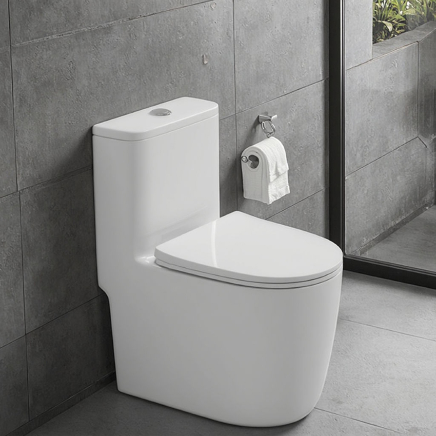 Bon cau nho gon K59 danh cho nha ve sinh co khong gian nho hep Bòn cầu nhỏ gọn phù hợp với không gian nhà vệ sinh nhỏ