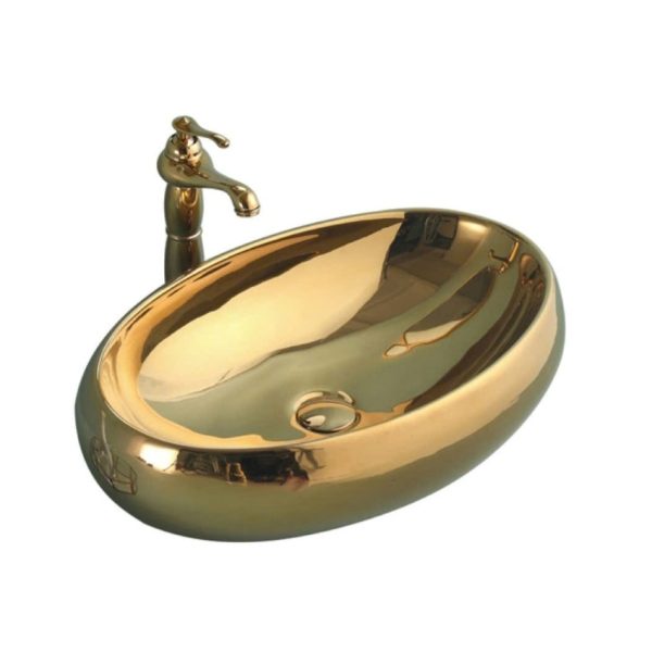 lavabo ma vang hinh oval
