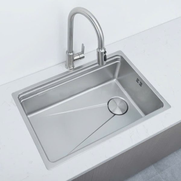 chậu rửa chén âm bàn bằng inox 304