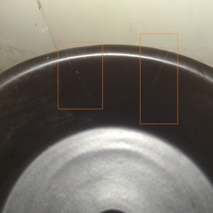 Lavabo trụ đứng sân vườn họa tiết hoa sen