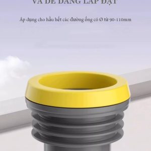 Phễu chống hôi bồn cầu T09P, Vòng đệm chống rò rỉ, chống mùi, chống trào ngược, vòng sáp bồn cầu, gioăng cao su, bộ dụng cụ sửa chữa gioăng bồn cầu, phụ kiện phòng tắm Phễu chống hôi bồn cầu
