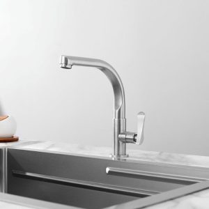 Vòi chậu rửa lạnh làm bằng inox 304 có thể dùng được cho chậu rửa mặt hoặc chậu rửa chén Vòi chậu rửa chén lạnh inox 304