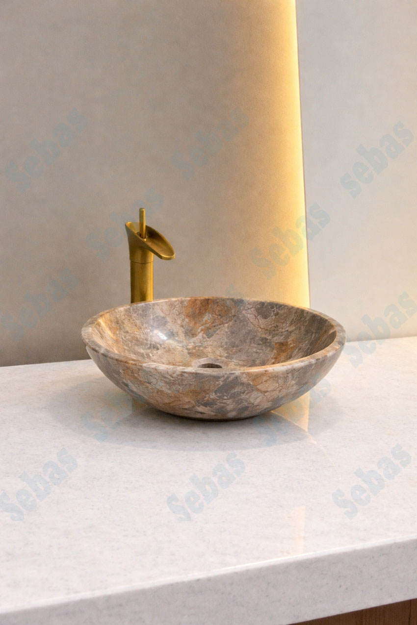 Lavabo da tu nhien mau vang thanh hoa kieu to mong Lavabo đá tự nhiên màu vàng thanh hóa