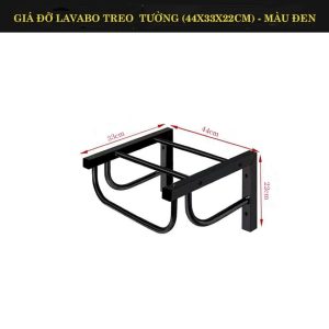 Kệ treo lavabo màu đen