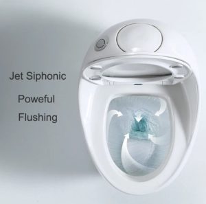 Bồn Cầu Trứng Màu Trắng Cao Cấp Xả Xoáy Mạnh BTR4769T bồn cầu trứng trắng xả xoáy mạnh