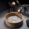 lavabo nghệ thuật gốm sứ