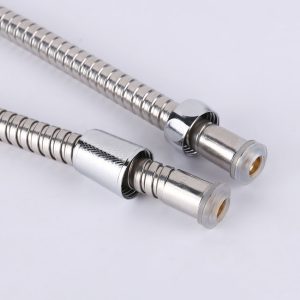 Dây cấp nước vòi xịt quấn bằng sợi thép không gỉ màu với 3 màu sắc lựa chọn Dây cấp nước vòi xịt màu trắng