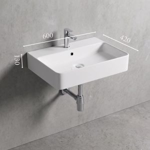 Kích thước lavabo treo tường LT6042