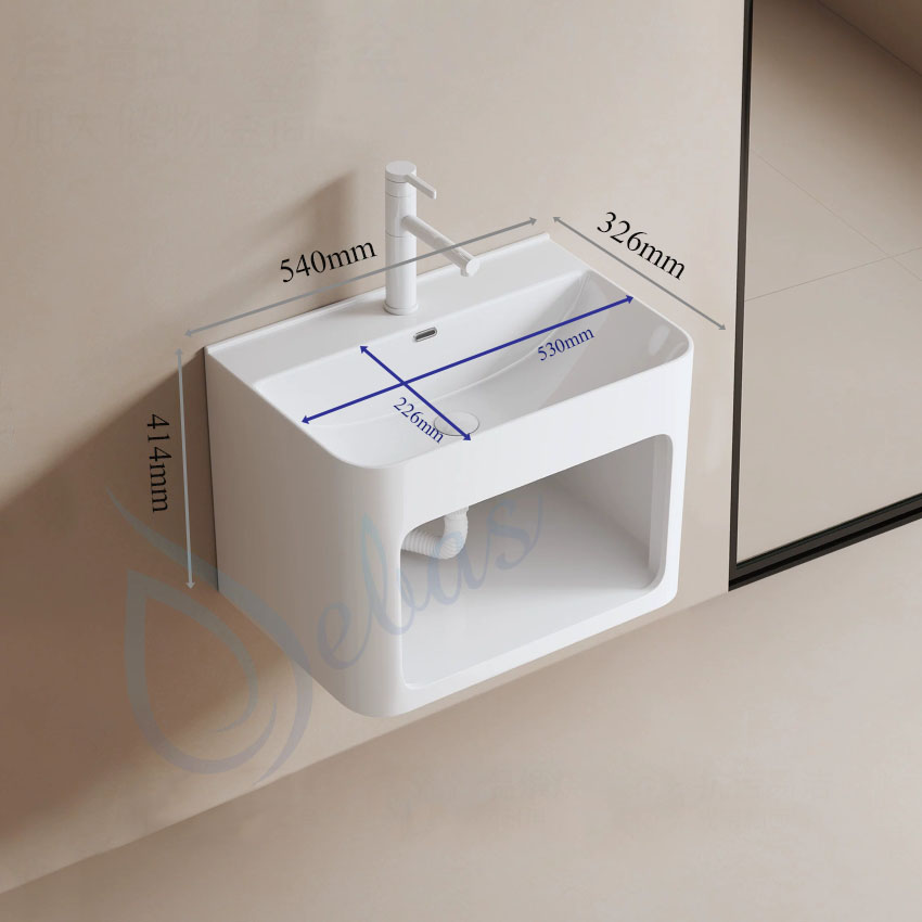 Lavabo treo tuong co ngan chua do hien tiet kiem khong gian kich thuoc lavabo treo tuong co ngan chua do LT1055