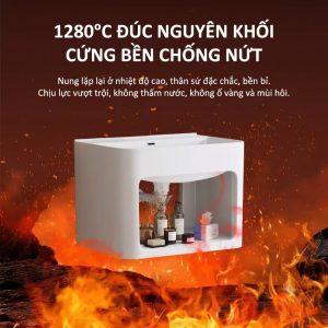 lavabo treo tuong co ngan chua do LT5432 1