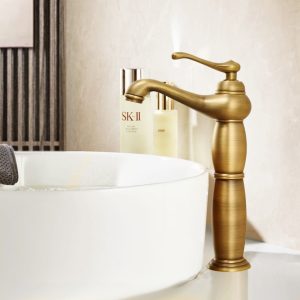 Vòi lavabo đồng VL3081 cao 30cm