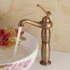 Vòi lavabo nóng lạnh bằng đồng cao 30cm