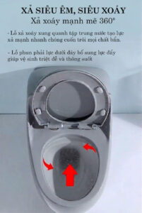 Tạm Biệt Bồn Cầu Nghẹt: 3 Mẹo Xử Lý Khẩn Cấp & 4 Tiêu Chí Chọn Mua Bồn Cầu Mới bon cau lien khoi mau xa xa xieu em