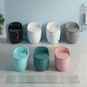 Bồn cầu trứng sang trọng thiết kế hiện đại, xả xoáy mạnh với 7 màu sắc lựa chọn Bồn cầu trứng thiết kế sang trọng