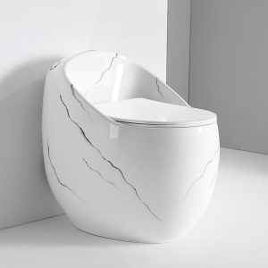 Bồn cầu trứng vân đá