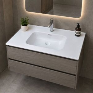 Lavabo gắn tủ nhà tắm