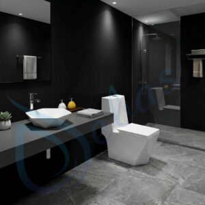 Combo bồn cầu lavabo kiểu kim cương 
