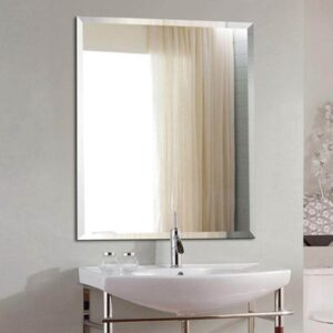 Gương nhà tắm treo tường tràn viền kiểu dáng hiện đại G6045 Gương nhà tắm treo tường hình chữ nhật giao toàn quốc